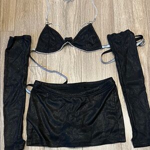 Black Sparkle Set